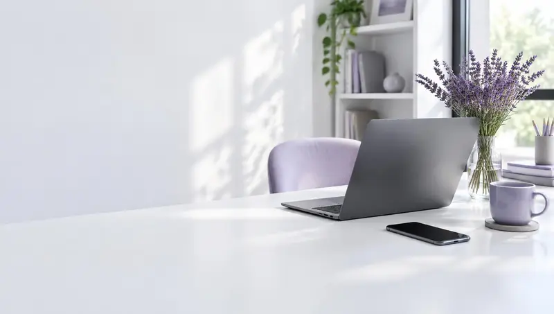 Ambiente de trabalho de marketing digital